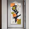 Goldener Karpfen, moderne Kunst, abstrakt, Korridor, Wohnzimmer, Dekoration, Gemälde, Wandkunst, Bild, Posterdruck auf Leinwand
