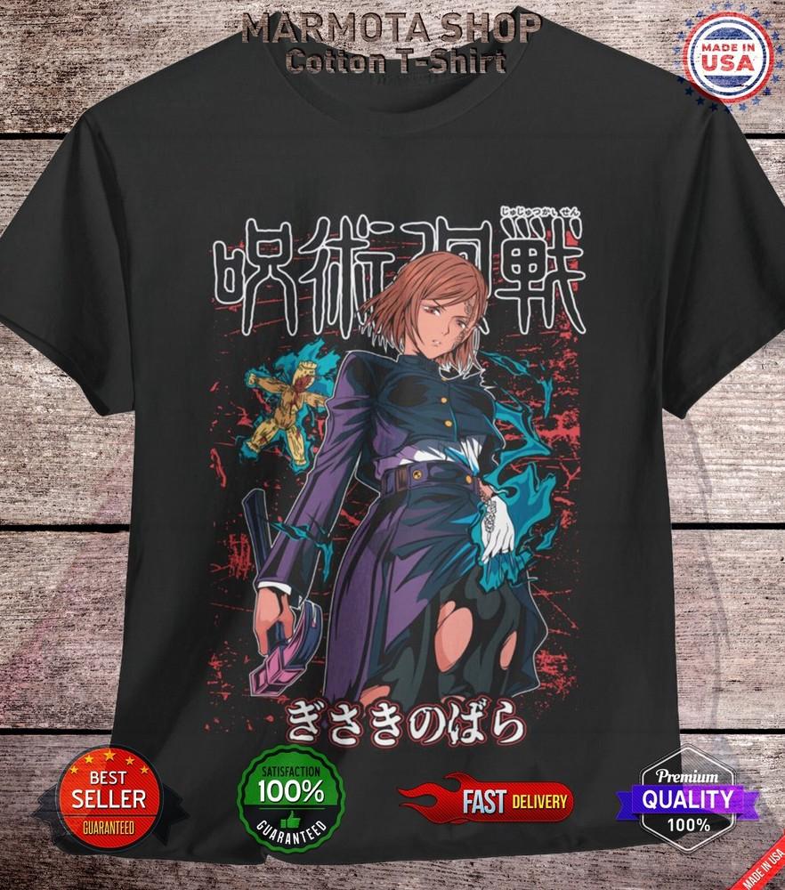 

Nobara Kugisaki Shirt Jujutsu Kaisen Unisex Anime Tee T-Shirt Waifu Ecchi Sexy S