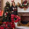 Europäisches und Amerikanisches Neues Damen Weihnachts-Pyjama-Set - Trendige Langarm- und Langhosen-Homewear