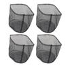 4pcs Aquatic Pond Planting Bags Reusable PVC Mesh Water Garden Pond Plant Pot Breathable Lily Plant Pots for Pond Bog