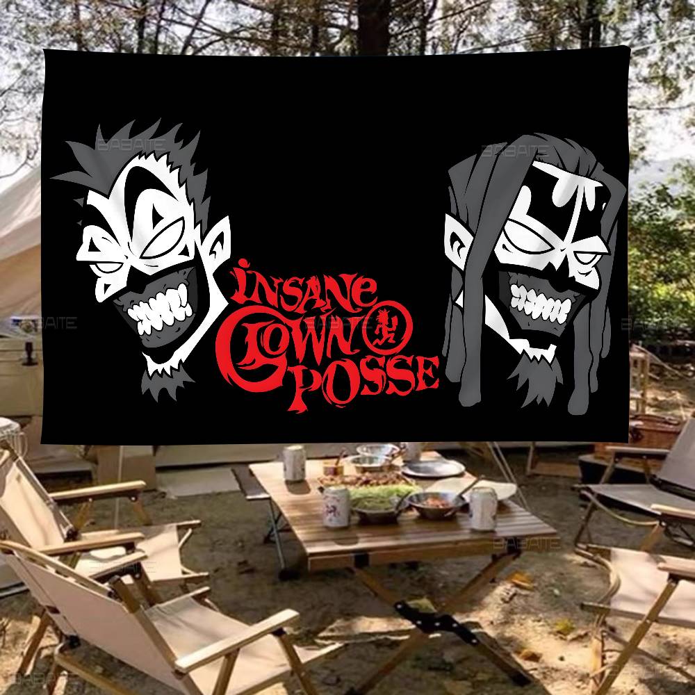 Rap Metal Insane Clown Posse Icp Juggalo Retro Flags Multiple Choice Living Studio Booth Interior Decoration Banner