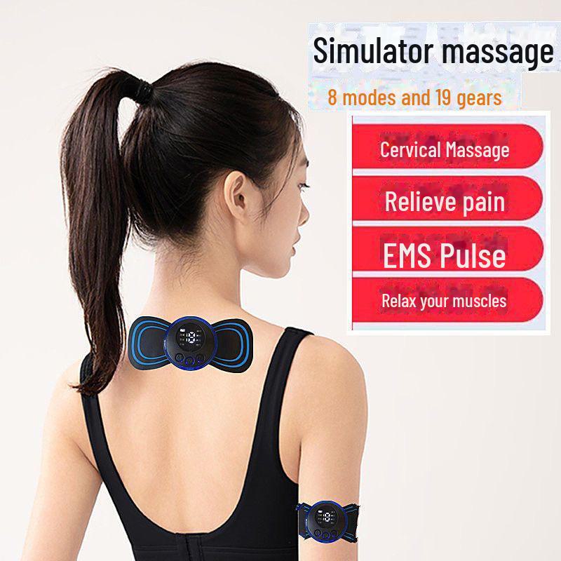 Mini Smart Rechargeable EMS Massager with LCD Display