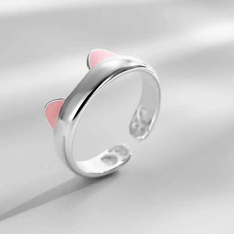 Nouveau Bague Tendance Mignonne Griffe de Chat Ouverture Réglable pour Femmes Hommes Dames Fête Anniversaire Mariage Bague Accessoires Bijoux Cadeau