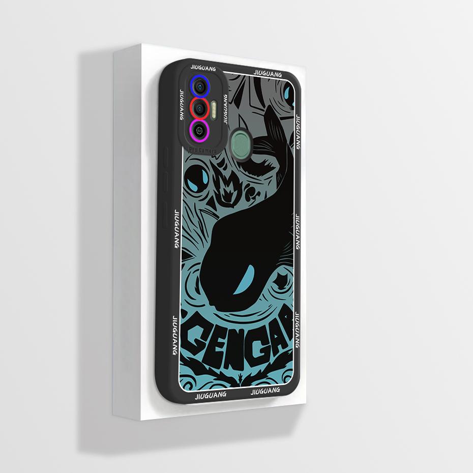 

For Tecno Spark 7 Case for Tecno Spark 7 Pro 7P Spark7 Phone Cover Cute Astronaut Liquid Silicone Back Case Spark 7 KF6j Bumper Tecno Spark 7