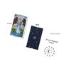 10.3*6cm Primary Beginner Tarot English Spanish Edition 78-Card Deck Board Game