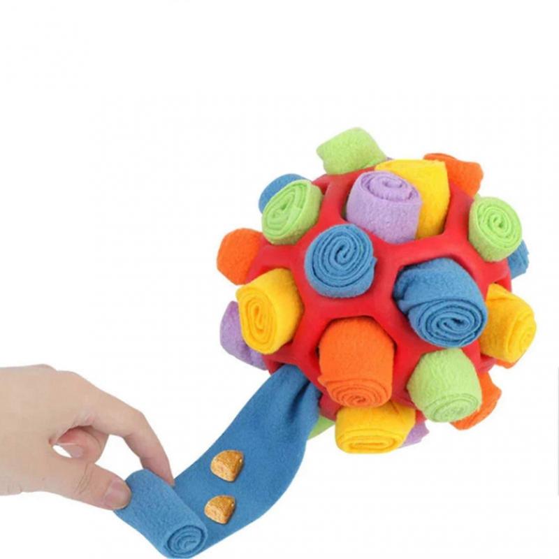 Sniffing Snuffle Ball Dog Toy Interactive Relieve Pressure Puzzle Toy Funny Slower Food Training Toys