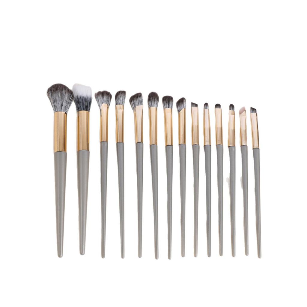 Eyeshadow Brush Set Makeup Brushes Eyeliner Brush Detail Small Flame Tool Brushes Makeup Gold Edition
