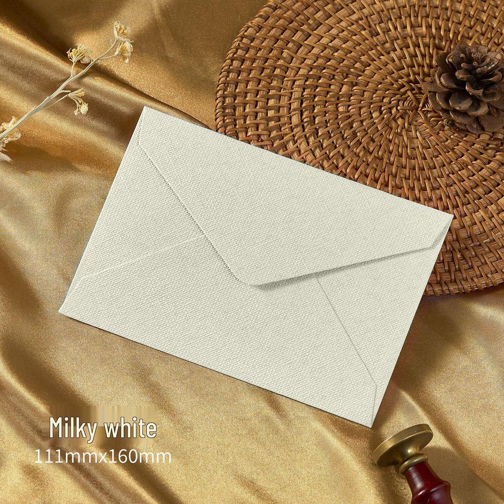Chinese Style Retro Hemp Envelope & Stationery Set with Kraft Paper and Sealing Wax