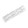 Pair Motorcycle Sticker 3D Flexible Plastics Side of Logo Decal Part for Honda Pcx 150 125 2017‑2019Silver