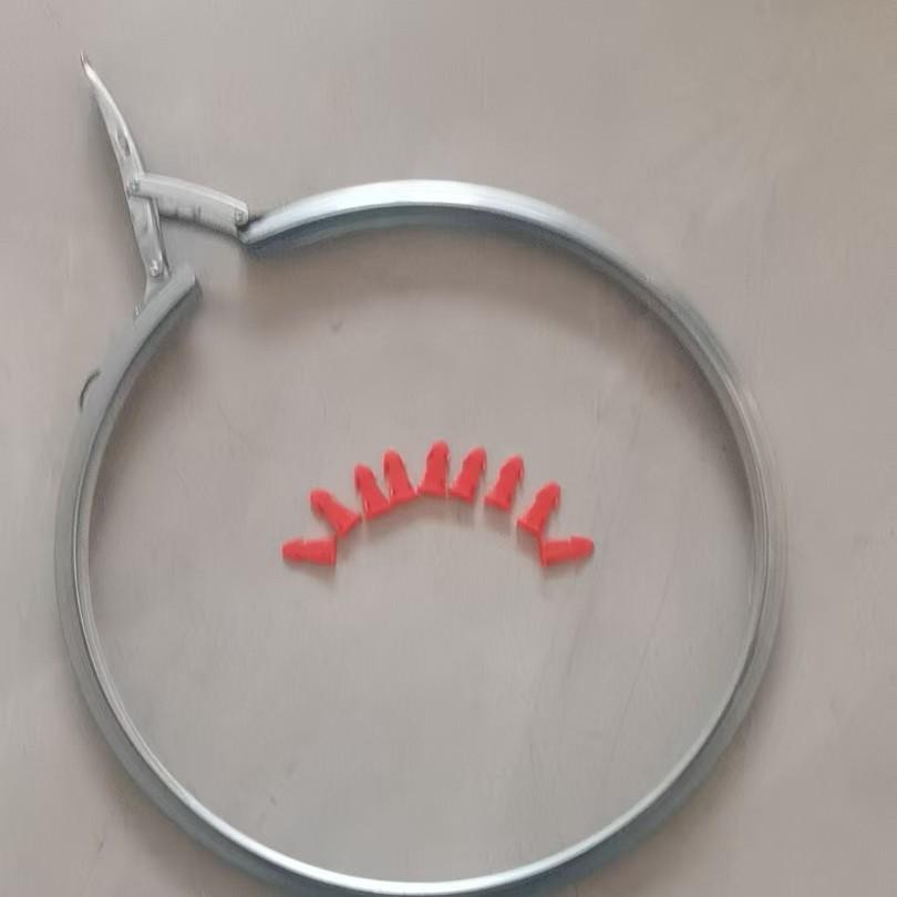 Болтовой обруч-хомут для стальных бочек 125/150/200 л 125 liters/kilograms - Used Iron Hoop