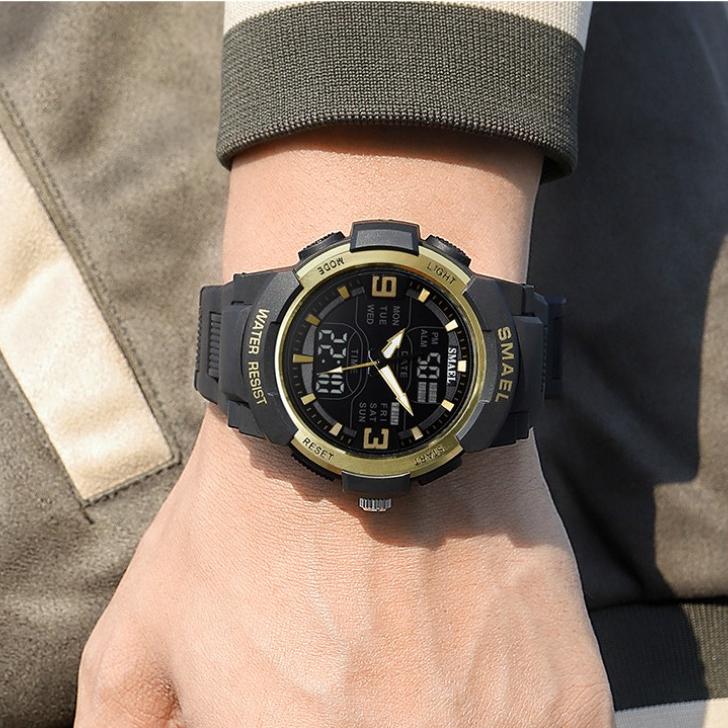 SMAEL Casual Fashion Alloy Multifunctional Waterproof Outdoor Men's Detachable Electronic Watch