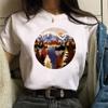 Maycaur Women Graphic Forest Mountain T Shirts Casual 90s Ulzzang Summer Printing Lady Clothes Tops Tees Print Female Tshirts