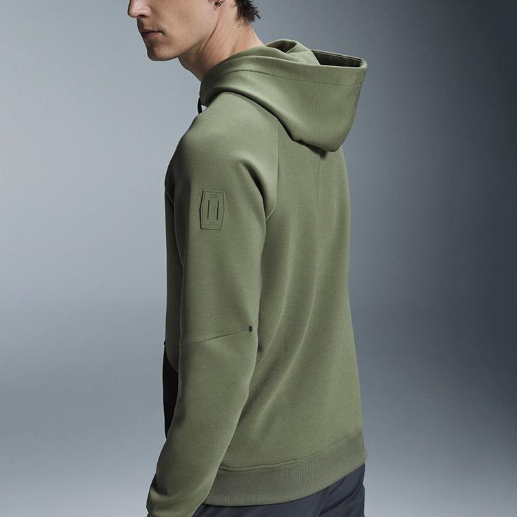 Lässiges Sweatshirt mit Kapuze und langen Ärmeln für Herren, Sweatshirt Petrolgrün 1ME11450858