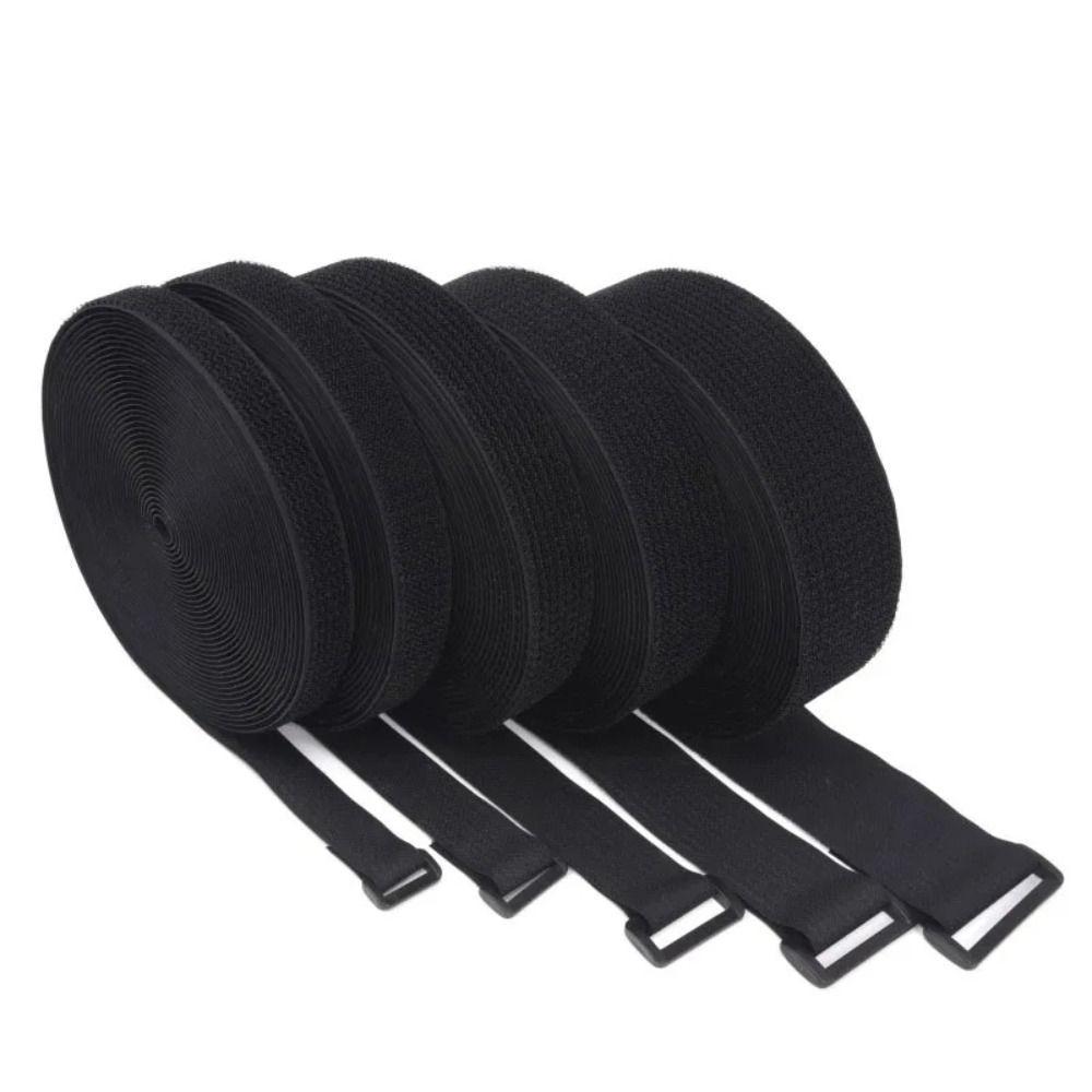 Free Cut Length Self Adhesive Straps Reusable Cable Ties Cord Straps  Cable Wire Management