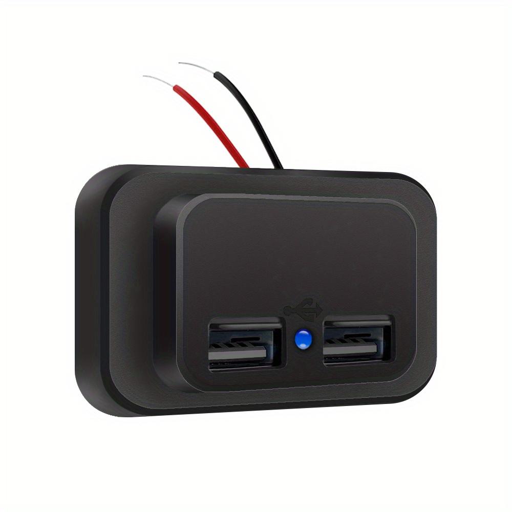 

QC3.0 PD двойной USB порт автомобильное зарядное гнездо 12 В 24 В телефон зарядная розетка адаптер питания для мотоцикла кемпера грузовика квадроцикла лодки автофургона