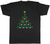 Chritmas Tree In Dog Paws Xmas Mens Unisex T-Shirt Tee Gift