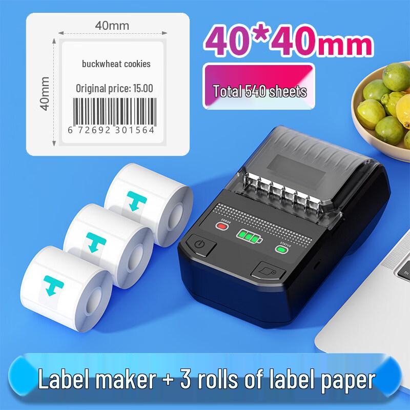 JK58 Портативный самоклеящийся принтер этикеток