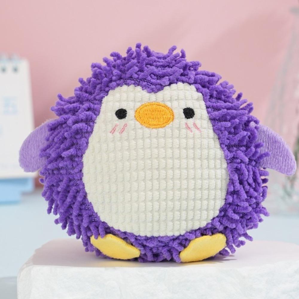 

Bite Resistant Pet Squeak Toys Cute Teeth Cleaning Toys Pet Plush Toys for Small Medium Dogs фиолетовый