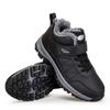 Large Size 48 Elderly Non-Slip Cotton Snow Shoes: Velvet-Lined Walking Shoes for Men and Women