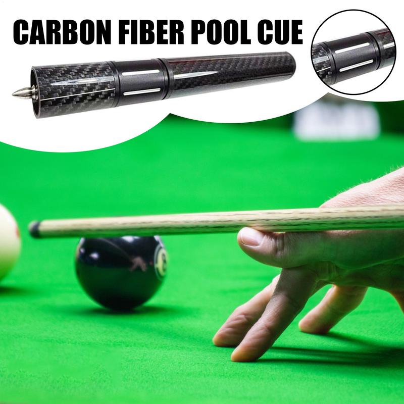 

Кий Бильярдные кии Удлинитель кия для пула Удлинитель торца ручки Части Рукоятка из углеродного волокна Аксессуар Для мужчин и женщин На открытом воздухе чёрный