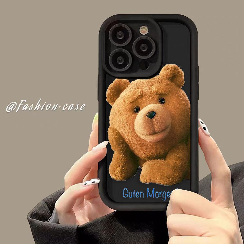 Cartoon T-Teddy Bear Cover Phone Case For Oneplus 11 10R 8T NORD CE 2 3 4 LITE ACE 2 3 Google PIXEL 7 8 7A 8A 9 Case Funda Capa