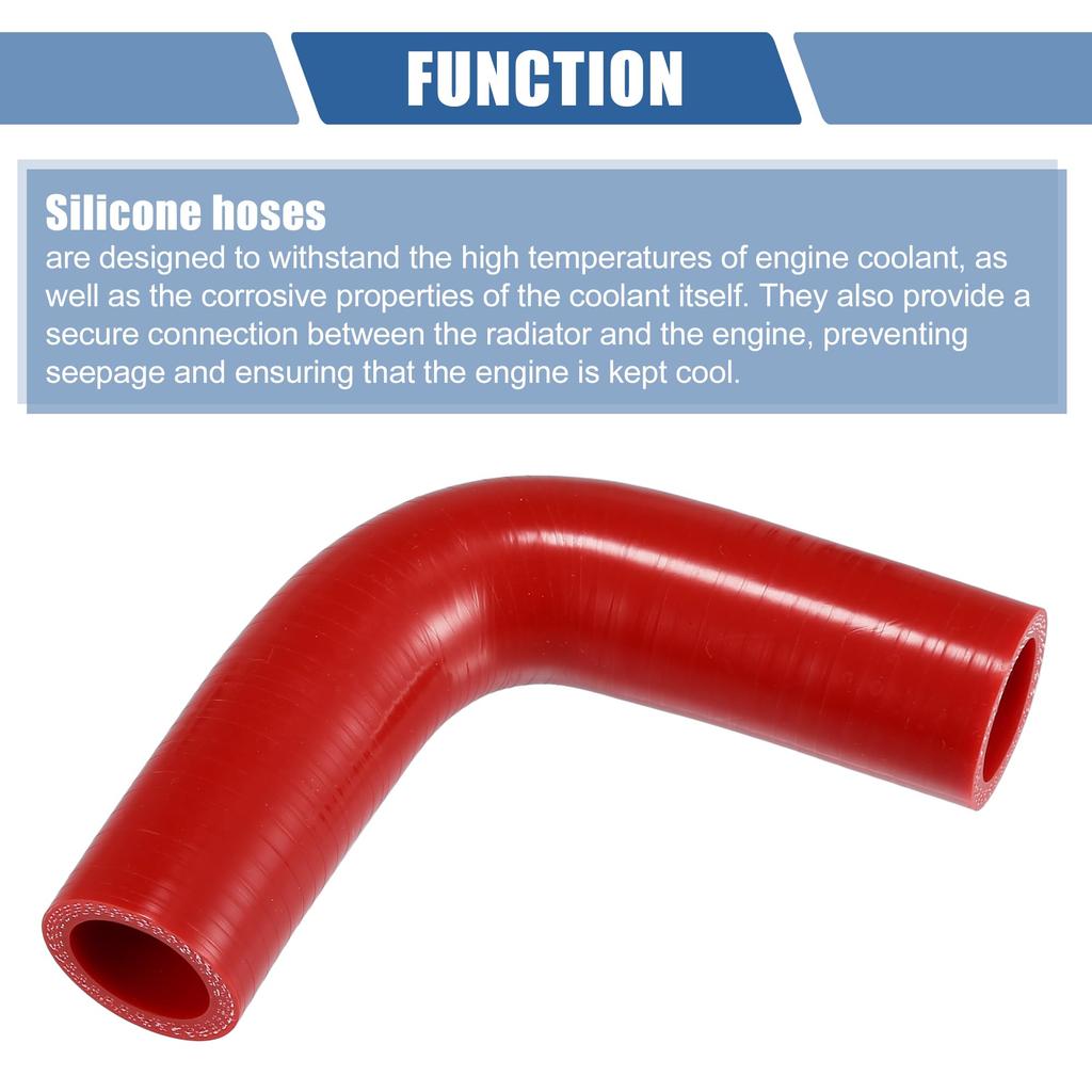 X AUTOHAUX Silicone Hose Silicone Hose Radiator Hose 1 Piece Inner Diameter 1 Inch