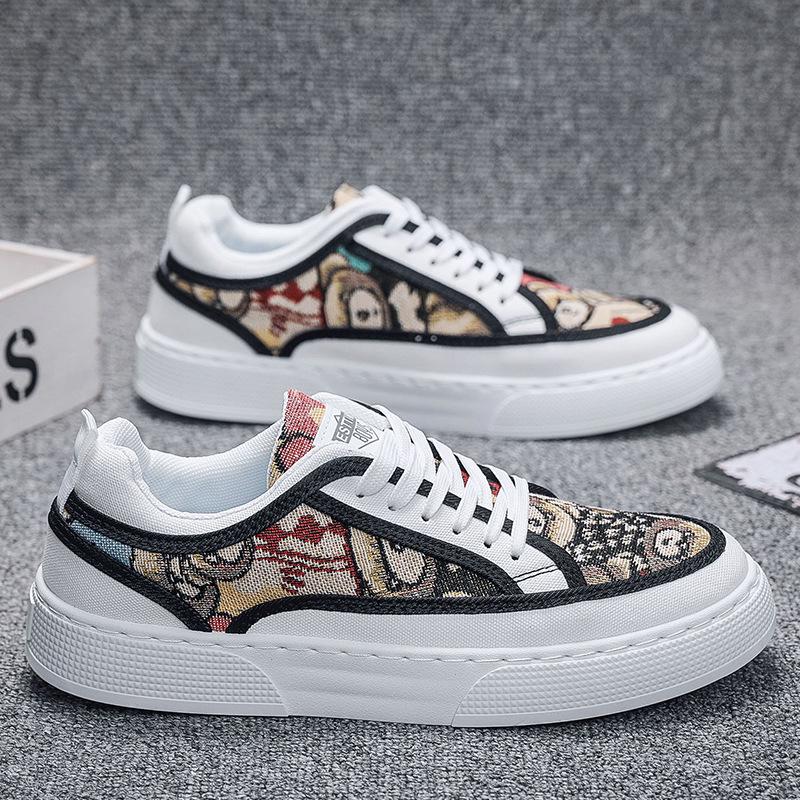 

Весенняя распродажа: Универсальные низкие парусиновые кеды - Дышащие и модные для всех сезонов 43 белый