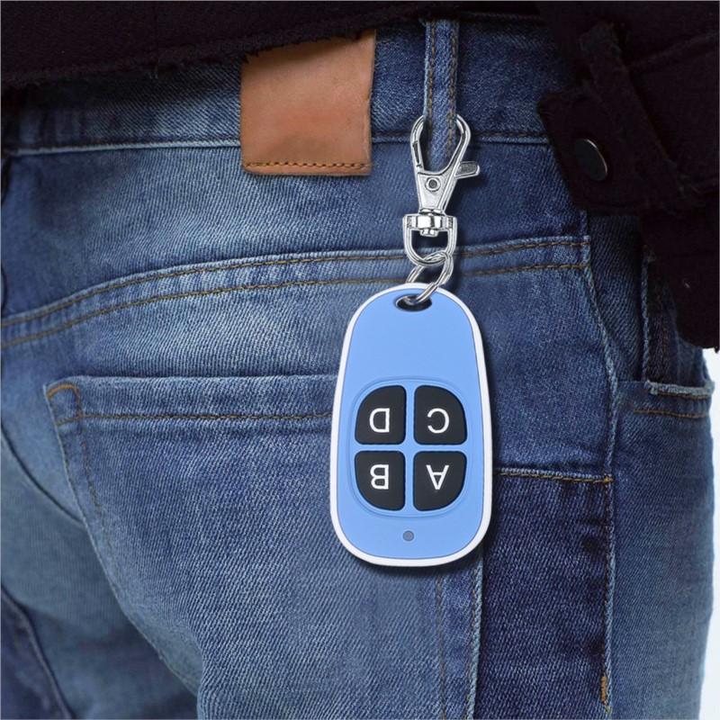 433MHz Garage Door Remote Control 4 CH Copy Universal Remote Control Cloning Electric Gate Remote Controller Duplicator Car Key