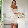 New Summer Beach Knitted Hollow Bikini Vacation Beach Cover Women's Dress