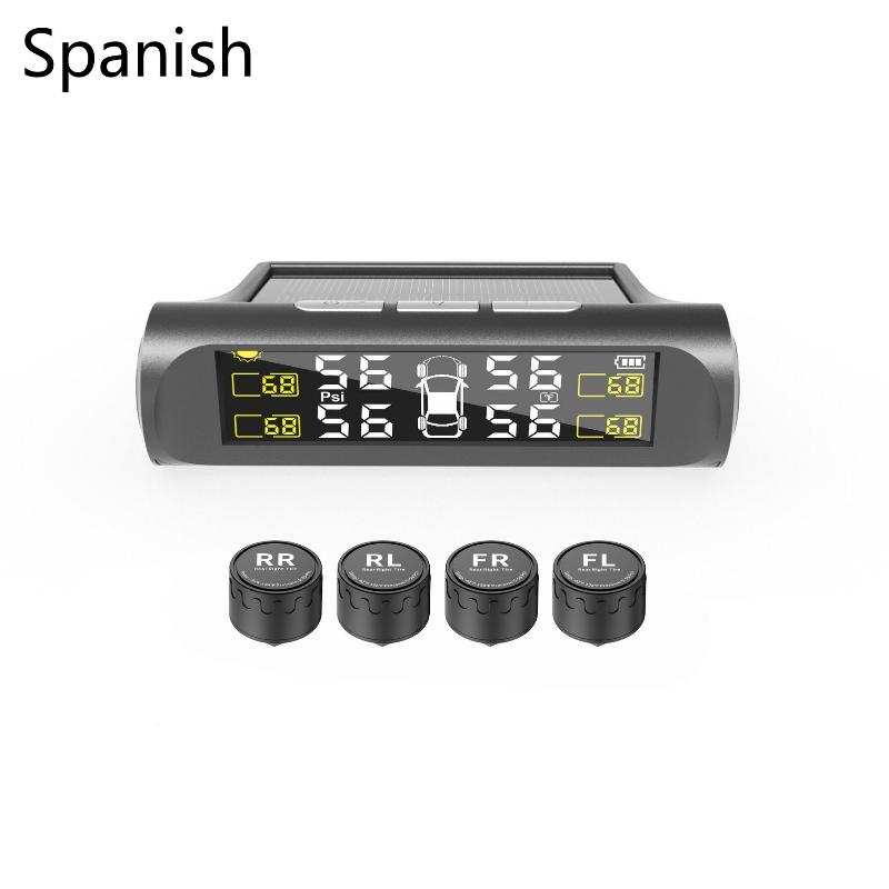 High-Performance Tire Pressure Monitoring System Wireless with 4 Sensors for Cars and Trucks A3