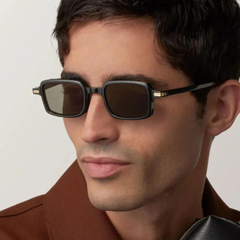 Unisex Retro Square Sunglasses Classic Full-Frame Fashion Eyewear For Men And Women Stylish Uv400 Sun Protection Sunglasses