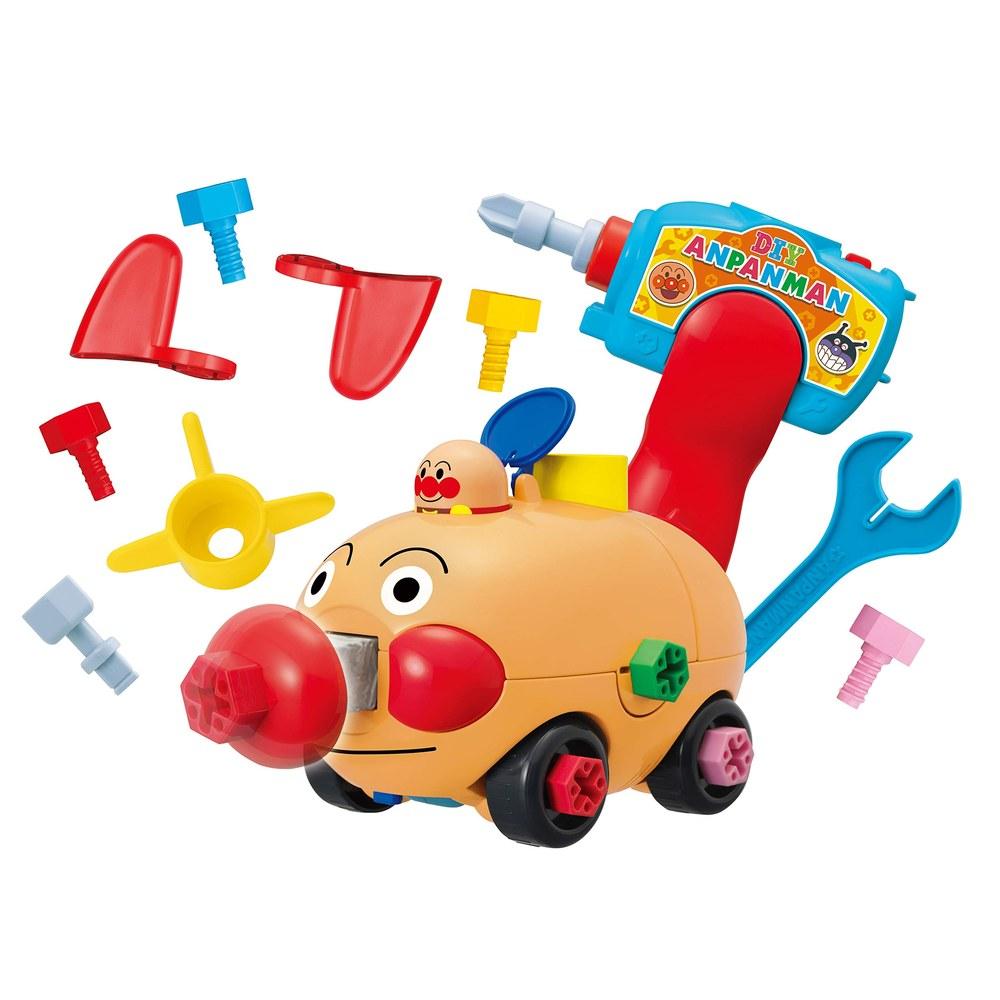 SEGA FAVE Anpanman Assembly DIY and Pop-Out Nose Punch Niji Niji Anpanman-go