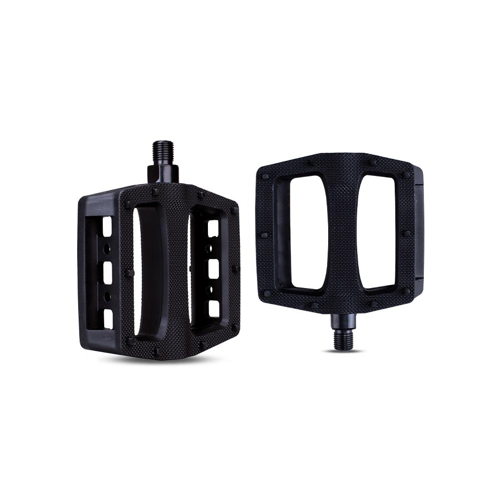 Concave Plastic Bicycle Pedal for Kids Bikes for Road Bicycles MTB BMX Cruiser Mountain Bikes Pedal чёрный