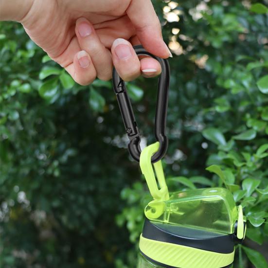 5Pcs Climbing Carabiners Strong Load-bearing Solid Construction Electroplated High Strength Heavy-Duty Quick Link