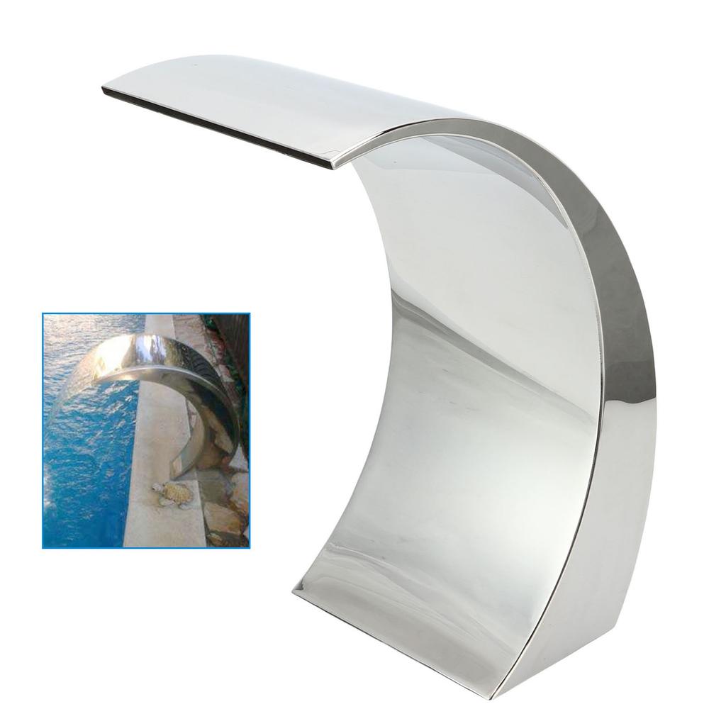 Swimming Pool Waterfall Outlet Swimming Pool Waterfall Fountain Sophisticated Polishing High Strength for Landscape Gardens