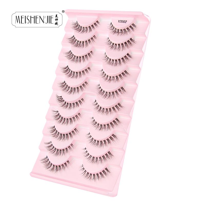Faux Cils 6/10 Pairs False Eyelashes Natural Long Handmade Fluffy Fake Lashes Extension Makeup Tool 3D Mink Lashes Maquillaje