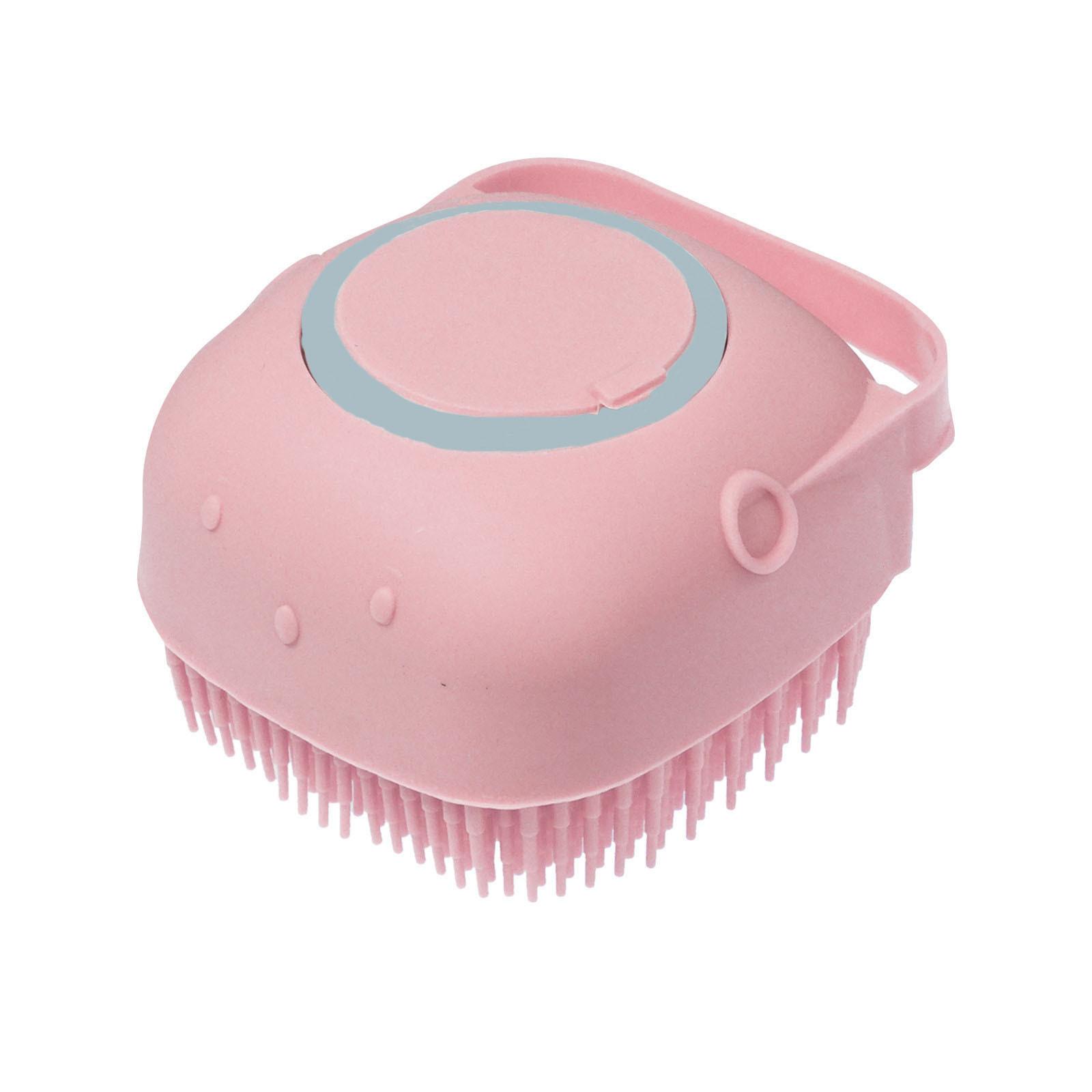 

Экструзия массажной щетки для ванны из силикона для домашних животных для геля для душа One Size розовый