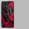 Case for Honor 200 400 Lite X8 X6 X7 90 70 8X X5b X9a Magic5Lite Funda Phone Cover Marvel Spider Man Half Face Cool