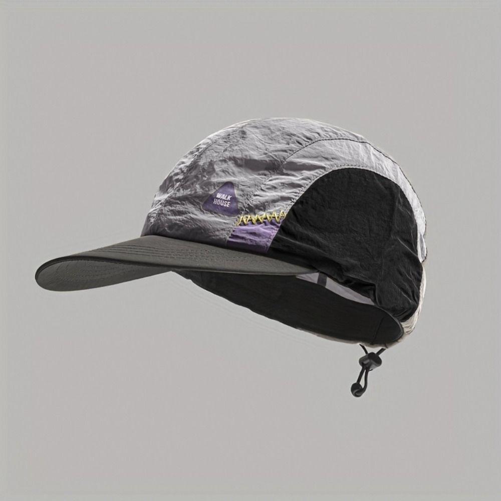 Flat-brimmed Quick-drying Hat Summer Thin Sun Protection Caps Baseball Cap  Men and Women