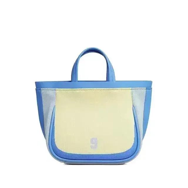 

Модная удобная плетеная сумка через плечо Niche Design Большая вместимость коричневая женская сумка через плечо легкая роскошная сращивание