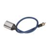 Headphone Microphone Splitter Cable 90 degrees  Elbow 1 Male to 2 Female 3.5mm o Extension Cord for PC