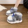 Unisex Winter Slippers with Thick EVA Sole - Plush Fleece Indoor/Outdoor Shoes, Non-Slip Warm Comfortable Casual Footwear for Men & Women