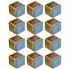 Gessi Cubici per Biliardo Professionali Gesso per Stecche da Biliardo Accessori per Tavoli da Biliardo per Gioco Domestico 12 Confezioni in Blu
