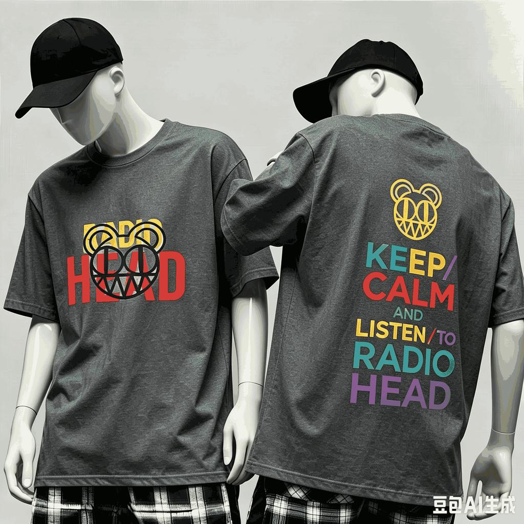Radiohead For Fan Gift Tshirt Unisex Unisex Harajuku Oversized Unisex Short Sleeve Streetwear High Quality Couples Classic Soft Tee