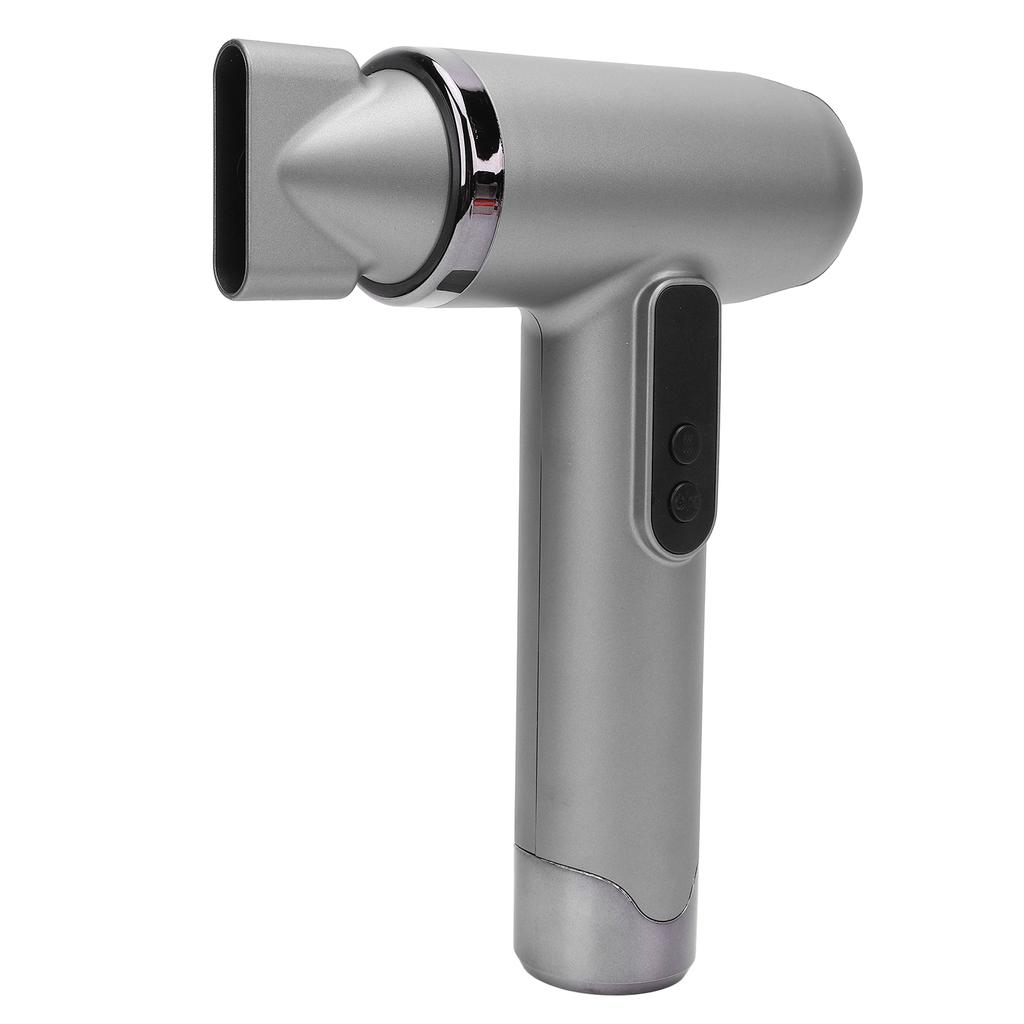 Cordless Hair Dryer 100000RPM 15000mAh USB Rechargeable Powerful 200W Fast Drying Blow Dryer with Nozzle for Home