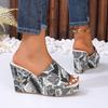 Women Wedges Slippers 2026 Summer Designer Shoes for Women High Quality Platform Sandals Fashion Casual Slippers Slides Women