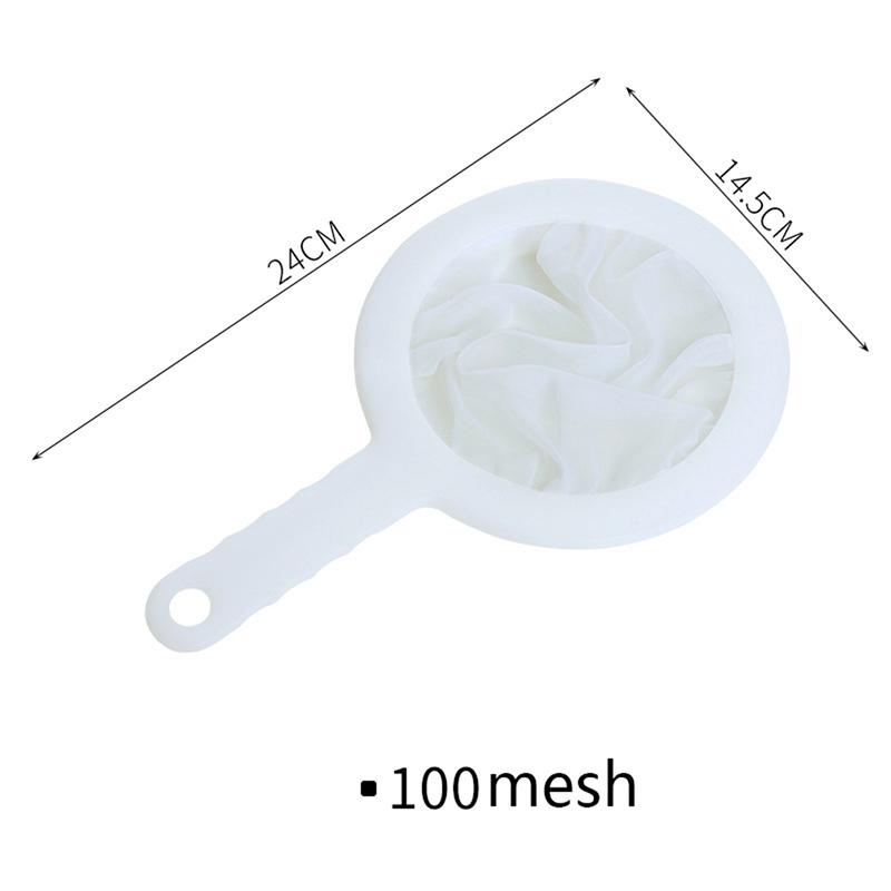 Reusable Nylon Super Fine Colander Sieve 100/20 0/400Mesh Strainer Colander Small