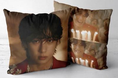 [USED] BTS Cushion Cover WINTER AHEAD Taehyung V V