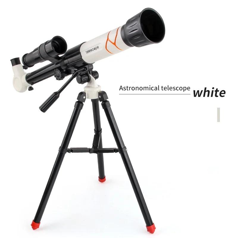 Kids STEM Telescope with 3 Eyepieces Science Experiment Teaching Portable Astronomy Telescope Toys for Children Birthday Gifts