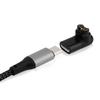 90 Degree 3D Elbow Charging Adapter Data Transmission Type-C Female To for Garmin Power Adapter for Garmin Fenix 6/6S/6X/5/5S/5X